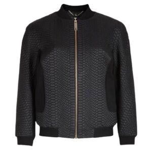 Ted Baker DAHLYA Textured Bomber Jacket